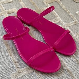 Stuart Weitzman Fuchsia Jelly Sandals